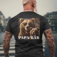 Papa Bär Geschenkatertag & Geburtstag Für Den Besten Papa T-Shirt mit Rückendruck Geschenke für alte Männer