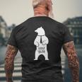 Papa Bear Father's Day Best For Papa Mens Back Print T-shirt Gifts for Old Men