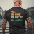 'Papa Der Mann Der Mythos Die Legend' S T-Shirt mit Rückendruck Geschenke für alte Männer