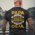 Papa Fête Des Pères Cadeau Homme Cadeau Papa Manche Longue T-shirt imprimé au dos Cadeaux pour les vieillards