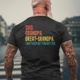 Papa Opa Uropa Lustiger Großvater Zumatertag T-Shirt mit Rückendruck Geschenke für alte Männer