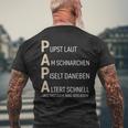 Papa Pupst Laut Am Snarchen Bester Dad Der Welt T-Shirt mit Rückendruck Geschenke für alte Männer