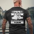 Papa Und Sohn Das Perfekte Chaos Teamatertag T-Shirt mit Rückendruck Geschenke für alte Männer