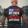 My Papa Is A Vietnam Veteran For Kids Mens Back Print T-shirt Gifts for Old Men
