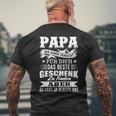 Papa Wir Habenersucht Das Beste Geschenk Zu Finden T-Shirt mit Rückendruck Geschenke für alte Männer