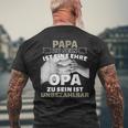 'Papa Zu Sein Ist Eine Ehr Opa Zu Sein Unbeahlbar' T-Shirt mit Rückendruck Geschenke für alte Männer