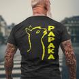 Papakaatertag Bester Papa Alpaka T-Shirt mit Rückendruck Geschenke für alte Männer