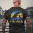 Papasaurus Für Papa Zumatertag Weihnachten Geburtstag T-Shirt mit Rückendruck Geschenke für alte Männer