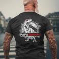 PapasaurusRex Papa Saurus Dinosaur Grandpa Dino Camiseta Hombre Estampado Espalda Regalos para ancianos