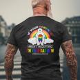 Parents Don't Accept I'm Your Dad Now Lgbt Pride Support Mens Back Print T-shirt Gifts for Old Men