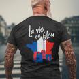 Paris French French France French S T-Shirt mit Rückendruck Geschenke für alte Männer