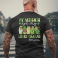 My Patients Are My Lucky Charms Nicu St Patrick's Day Men's T-shirt Back Print Gifts for Old Men