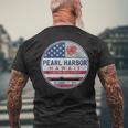 Pearl Harbor Memorial Hawaii Vintage Usa Flag Day Of Infamy Men's T-shirt Back Print Gifts for Old Men