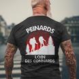 Peinard Loin Des Connards Randonnée Drôle T-shirt imprimé au dos Cadeaux pour les vieillards