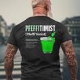 Pfeffitimist Peppermint Saufen Peppermint Liqueur Pfeffi T-Shirt mit Rückendruck Geschenke für alte Männer