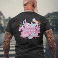 Phlebotomist Is Everything Pink Retro Lab Week 2024 Med Tech Men's T-shirt Back Print Gifts for Old Men