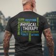 Physical Therapist Pt Motivational Physical Therapy Men's T-shirt Back Print Gifts for Old Men