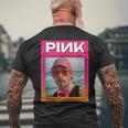 Pink-Krypto-Meme-Token T-Shirt mit Rückendruck Geschenke für alte Männer