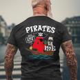 Pirates Life 4 Me 4Th Birthday Boy 4 Years Old Birthday Vibe Men's T-shirt Back Print Gifts for Old Men