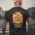 Pizza King Hemd Für Pizzaliebhaber Süße Pizza T-Shirt mit Rückendruck Geschenke für alte Männer
