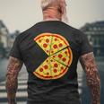 Pizza Pie & Slice Dad And Son Matching Pizza Father's Day Men's T-shirt Back Print Gifts for Old Men