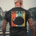 Potato Costume T-Shirt mit Rückendruck Geschenke für alte Männer