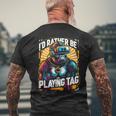 Prefiero Estar Jugando Tag Gorila Mono Tag Gorilar Game Camiseta Hombre Estampado Espalda Regalos para ancianos