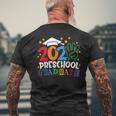 Preschool Graduate 2024 Proud Family Senior Graduation Day Men's T-shirt Back Print Gifts for Old Men