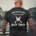 Pro 2Nd Enmienda Camisas Derechos De Arma Divertido Comprar Dos Ar15 Regalo Camiseta Hombre Estampado Espalda Regalos para ancianos
