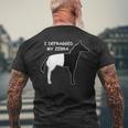 Programmer Developer Code Nerd Geek Zebra Computer Scientist T-Shirt mit Rückendruck Geschenke für alte Männer