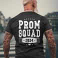 Prom Squad 2024 Graduate Prom Class Of 2024 Men's T-shirt Back Print Gifts for Old Men