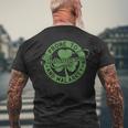 Prone To Shenanigans And Malarkey St Patricks Day 2024 Men's T-shirt Back Print Gifts for Old Men