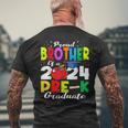 Proud Brother Of Pre-K Graduate 2024 Graduation Brother Men's T-shirt Back Print Gifts for Old Men