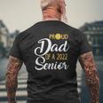 Proud Dad Of A 2022 Senior Family Graduation Senior Dad 2022 Ver2 Mens Back Print T-shirt Gifts for Old Men
