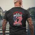 Proud Dad Of An Awesome Soldier Us Army Mens Back Print T-shirt Gifts for Old Men