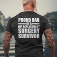 Proud Dad Of A Hip Replacement Surgeru Survivor Hip Dad Men's T-shirt Back Print Gifts for Old Men