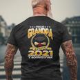 Proud Grandpa Of A Class Of 2021 Valedictorian Mens Back Print T-shirt Gifts for Old Men