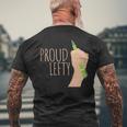 Proud Lefty Left Handed Leftie Pride Men's T-shirt Back Print Gifts for Old Men