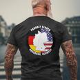 Proudly Served Augsburg Germany Military Veteran Army Vet Men's T-shirt Back Print Gifts for Old Men