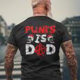 Punks Is Dad Anarchy Punk Rocker Punker Men's T-shirt Back Print Gifts for Old Men