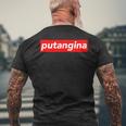 Putangina Box Logo Filipino Philippines Pinoy Kuya Men's T-shirt Back Print Gifts for Old Men