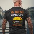 In Queso Emergency Call 9 Juan Juan Taco Cinco De Mayo Men's T-shirt Back Print Gifts for Old Men