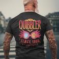 The Quibbler Since 1980 Bookish Fantasy Reader Book Lover Men's T-shirt Back Print Gifts for Old Men
