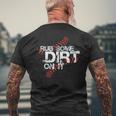 Quite Crying Rub Dirt On It No Crying Girls Softball Men's T-shirt Back Print Gifts for Old Men