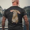 Rabbit For And Children S T-Shirt mit Rückendruck Geschenke für alte Männer