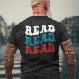 Read Read ReadingAcross That America Reading Lover Teacher Men's T-shirt Back Print Gifts for Old Men