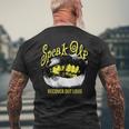 Recovery Sobriety Speak Up Recover Out Loud Men's T-shirt Back Print Gifts for Old Men