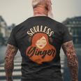 Redhead Soulless Ginger Men's T-shirt Back Print Gifts for Old Men