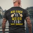 Regalos Para Tio Dia Del Padre Camiseta Mejor Tio Del Mundo Men's T-shirt Back Print Gifts for Old Men