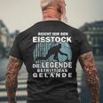 Reicht Mir Den Eisstock Protection T-Shirt mit Rückendruck Geschenke für alte Männer